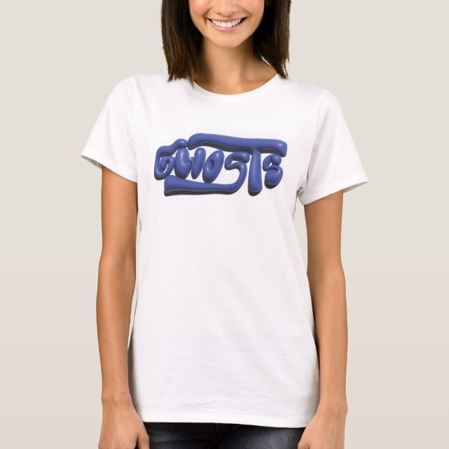 Gwosts 3D-damtröja T Shirt (Framsida)