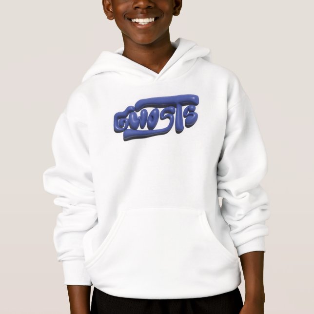 Gwosts 3D Kid's Hoodie T Shirt (Framsida)