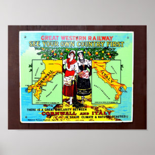 GWR ser ditt egna land först Poster