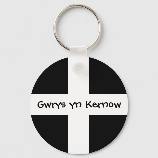 Gwrys yn Kernow - Made in Cornwall Nyckelring (Framsida)