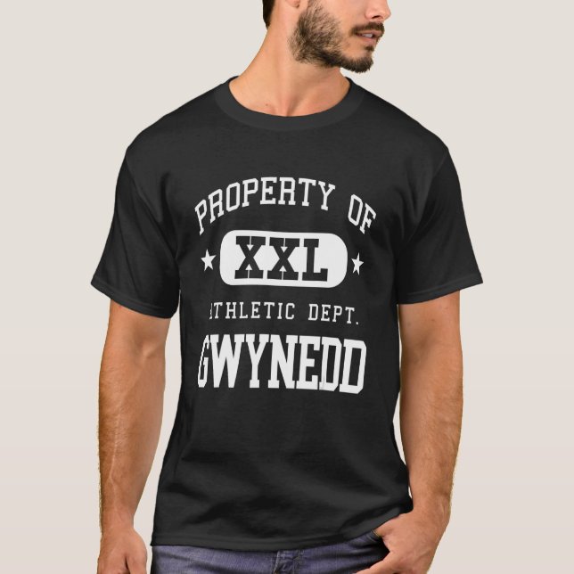 Gwynedd XXL Athletic School Egendom T Shirt (Framsida)