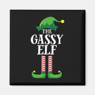 Gy Elf Matching Family Group jul Party Magnet
