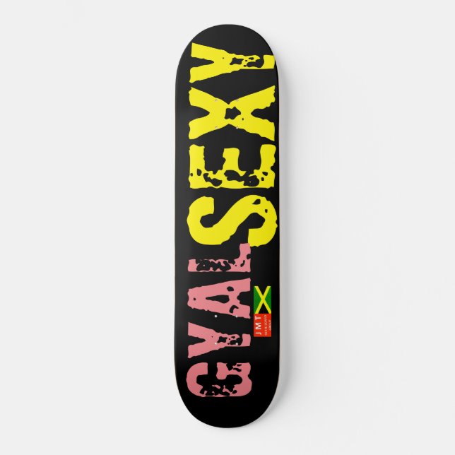 GYAL SEXY SKATEBOARDS/JMT USA MINI SKATEBOARD BRÄDA 18,5 CM (Framsida)