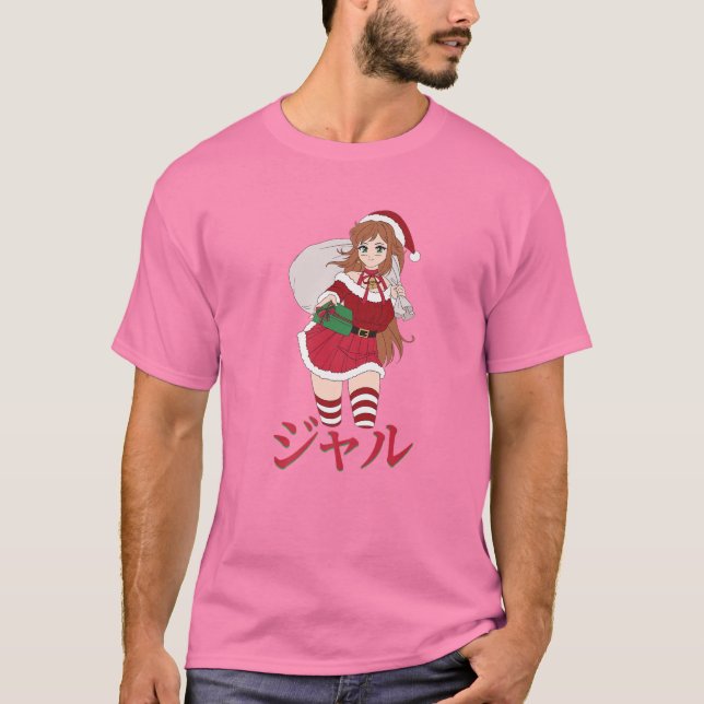 Gyaru - Anime Jul - Manga Japanska Otaku Aes T Shirt (Framsida)