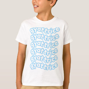 @gyattrice Logotyp Pastel Blue Kid's T Shirt