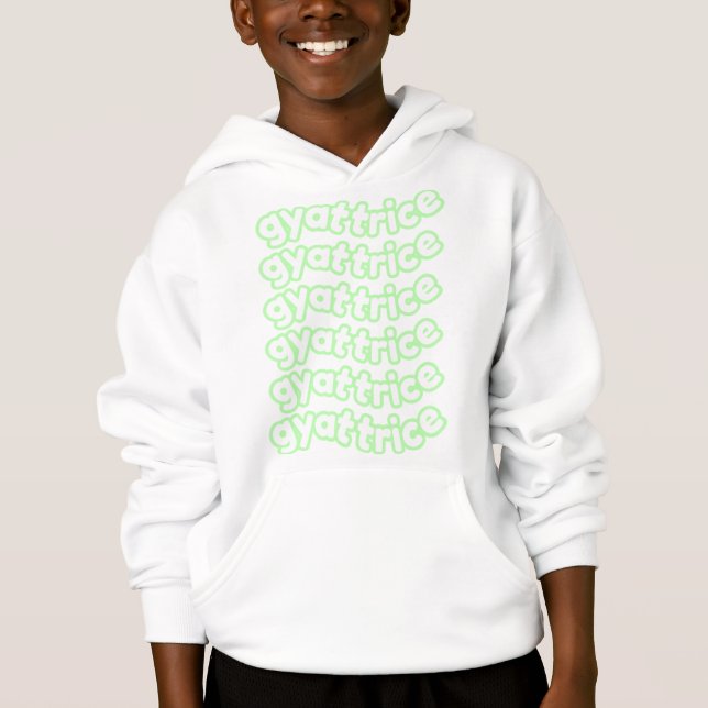 @gyattrice Logotyp Pastel Grönt Kid's T Shirt (Framsida)
