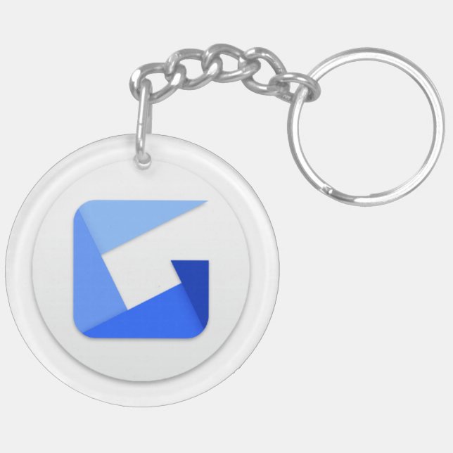 Gyazo logotyp Keychain (Vänster Baksida)