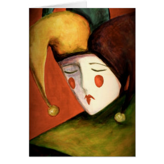 gyckelmakare hälsningskort