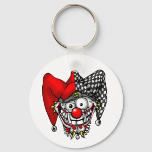 Gyckelmakareansikte Keychain Nyckelring