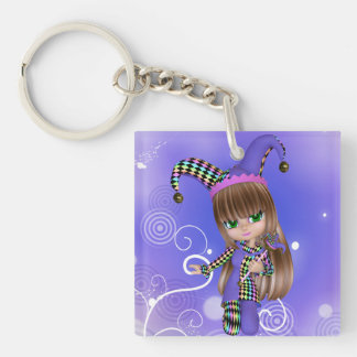 Gyckelmakareflicka Keychain