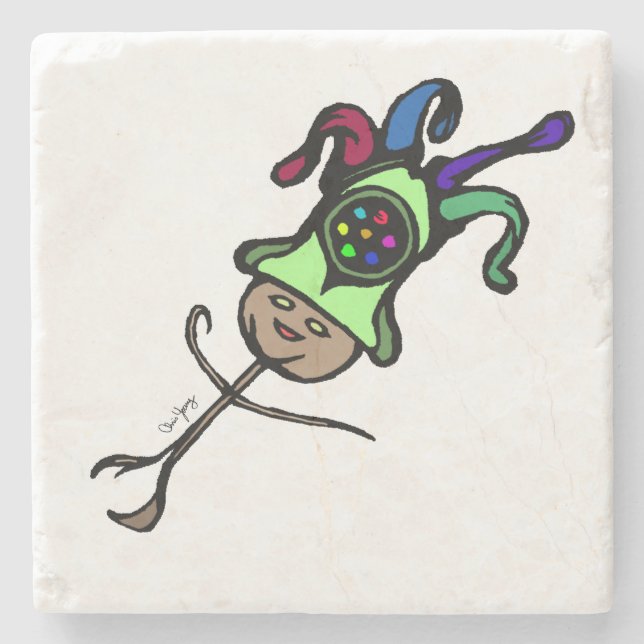 Gyckelmakarekustfartyg Underlägg Sten (Framsidan)