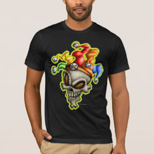 Gyckelmakareskalle (mörk) t-shirt