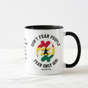 Gye Nyame Adinkra FEAR ENLY GOD Christian Ghana Mugg