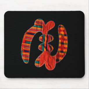 Gye Nyame - Afrikansk Kente Tyg Symbol Ghana Musmatta