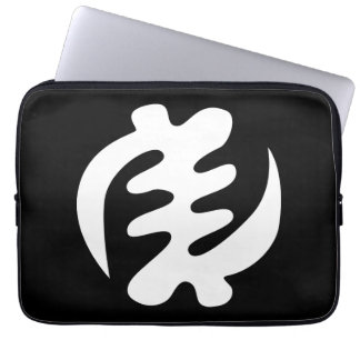 Gye Nyame | Gud är högsta Adinkra Symbol Laptop Fodral