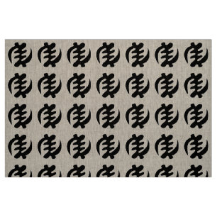 Gye Nyame   Gud är högsta Adinkra Symbol Tyg