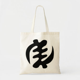 Gye Nyame Gud är högsta Adinkra Symbol Tygkasse