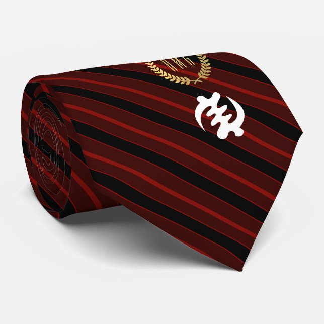 Gye Nyame | Gud är högsta symbol Slips (Rullad)