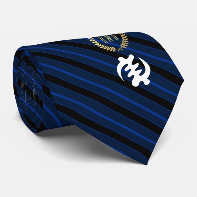 Gye Nyame | Gud är högsta symbol Slips (Rullad)