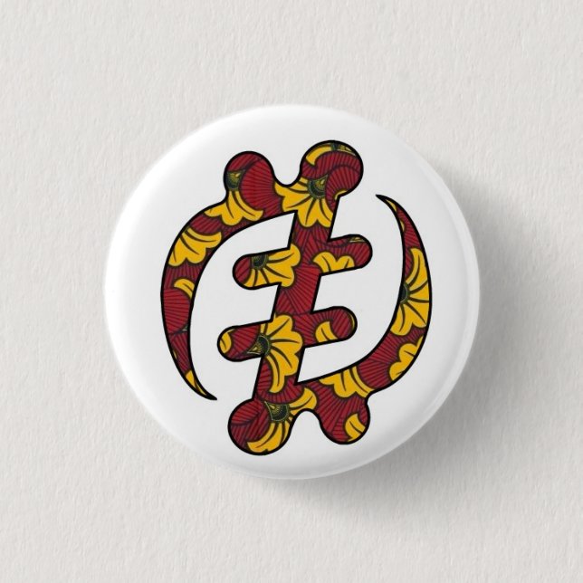 Gye Nyame knäppas Knapp (Framsida)