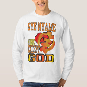 GYE NYAME/NONE UNDANTAR GUDEN T SHIRT