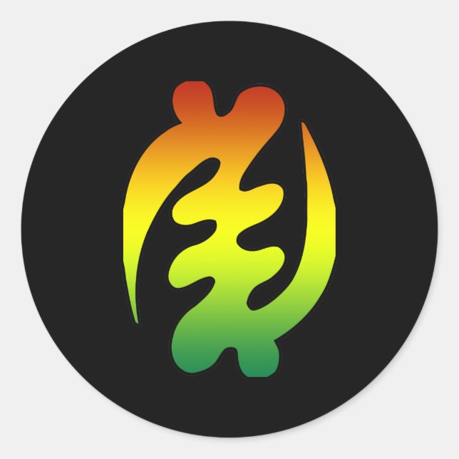 GYE NYAME RUNT KLISTERMÄRKE (Framsida)