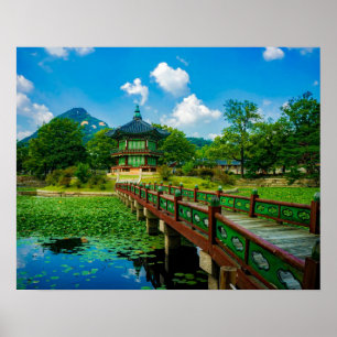 Gyeongbokgung Palace, Sydkorea Poster