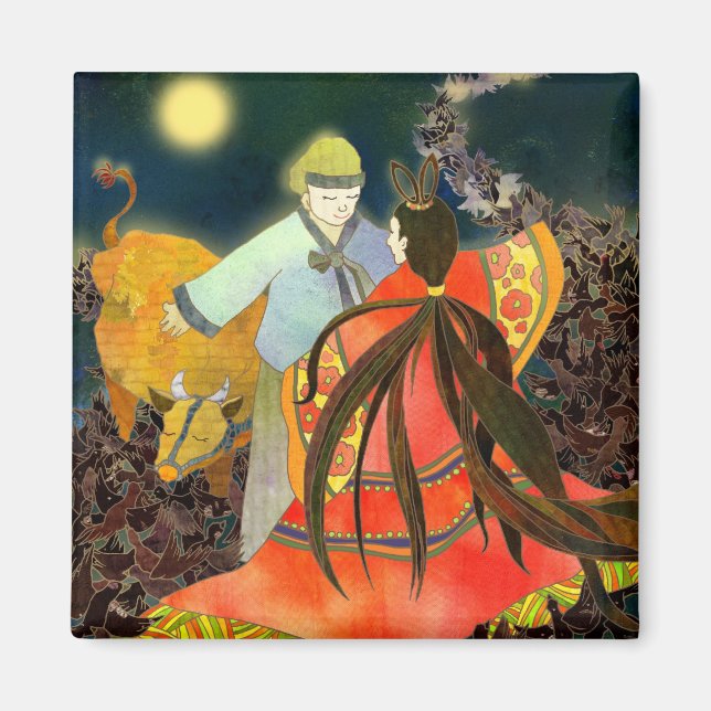 Gyeonwu & Jikny eo: Chilseok-historien i Korea Magnet (Framsidan)