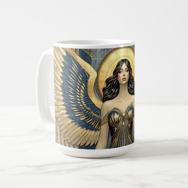 Gylden ängel  kaffemugg (Framsida vänster)