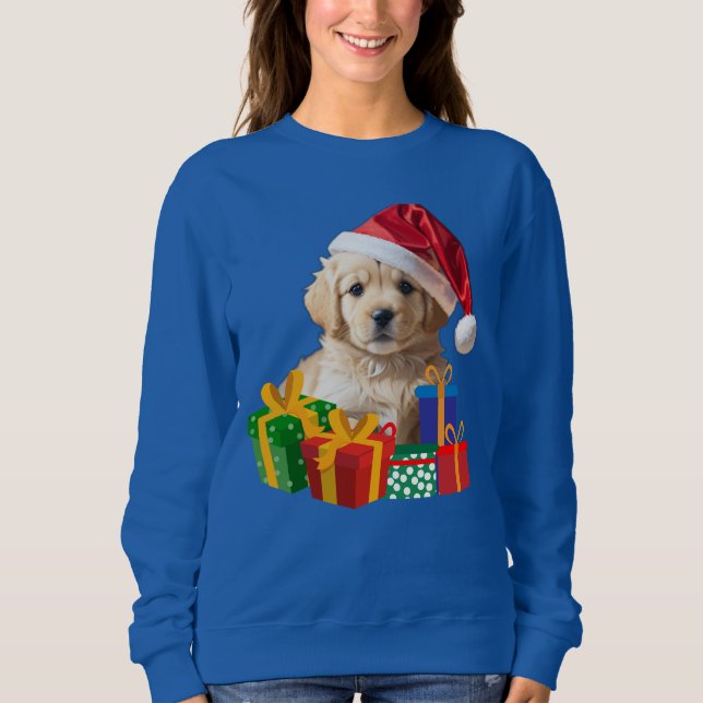 Gylden julvalp t shirt (Framsida)