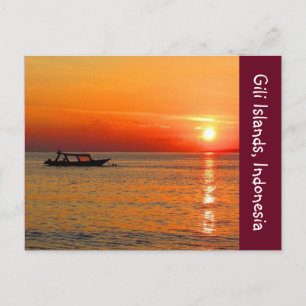 gyli indonesia sunrise vykort