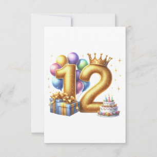 Gyllen 12-årsdag OSA kort