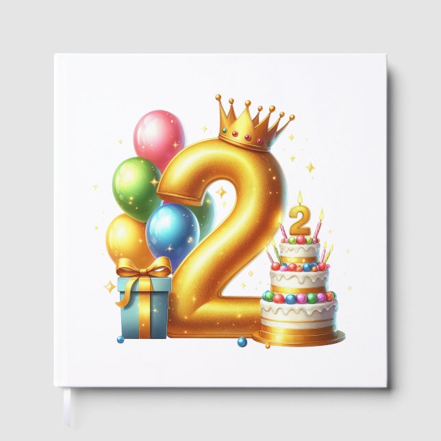 Gyllen 2-årsdag gästböcker (Framsida)
