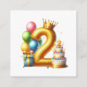 Gyllen 2-årsdag tilläggskort