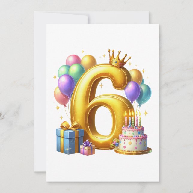 Gyllen 6-årsdag (Framsida)