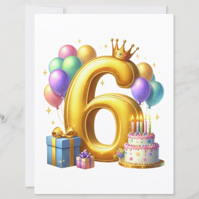 Gyllen 6-årsdag (Framsida)
