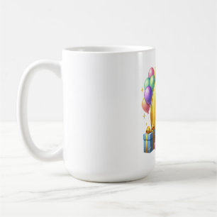 Gyllen 6-årsdag kaffemugg