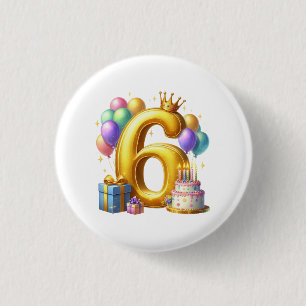 Gyllen 6-årsdag knapp