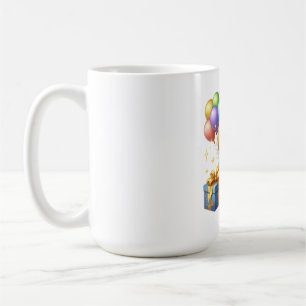 Gyllen 8-årsdag kaffemugg