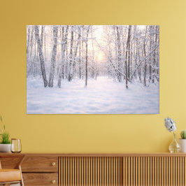 Gyllen_vinterljus Canvastryck