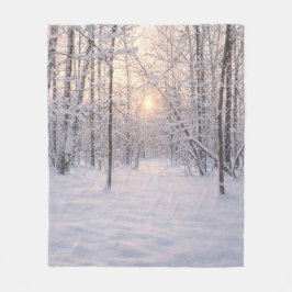 Gyllen_vinterljus Fleecefilt