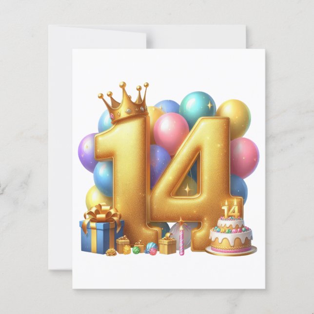 Gyllene 14-årsdag (Framsida)