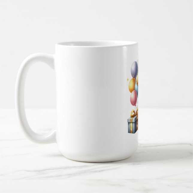 Gyllene 3-årsdag kaffemugg (Vänster)