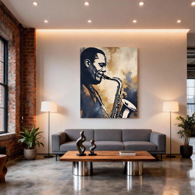 Gyllene Andedräkt Canvastryck (Skapare uppladdad)