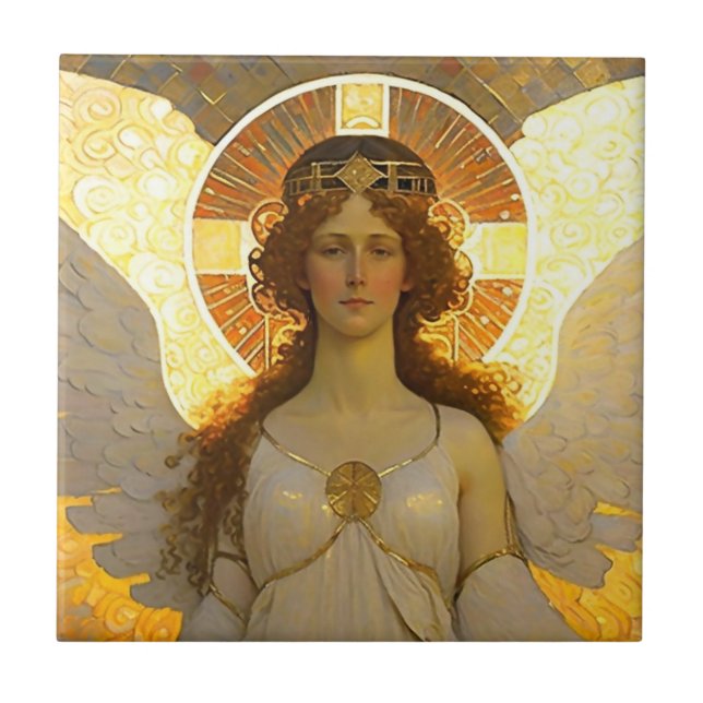Gyllene Angel Spirit från kvällens lopp Kakelplatta (Framsidan)