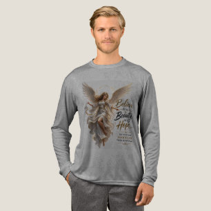 Gyllene Änglahänder Helig Citat Herr Långärmad T Shirt