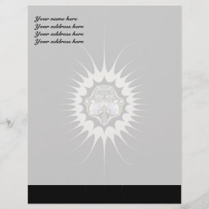 Gyllene Anpassat Brevpapper