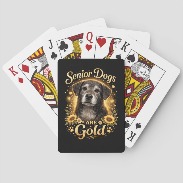 Gyllene år, trogna hjärtan casinokort (Baksidan)