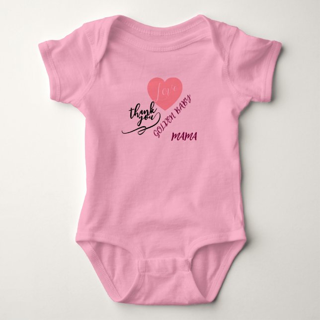 GYLLENE BABY T SHIRT (Framsida)