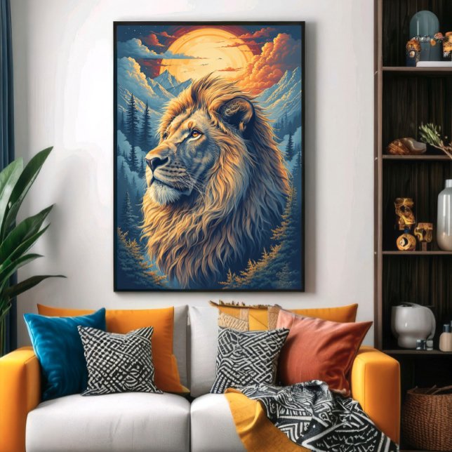 Gyllene Bergslejon Poster (Skapare uppladdad)